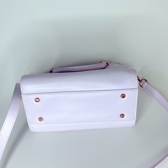 Ted Baker Paiton Bow Leather Tote Bag, Pale Pink - Picture 5 of 6